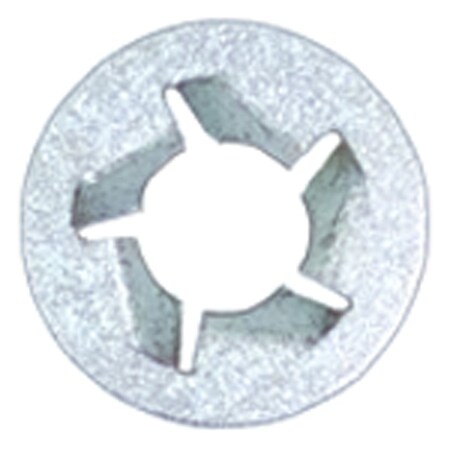 Auveco PUSHNUT BOLT RETAINER M6-1.0 12.7MM OD -ZINC, 100PK 12123